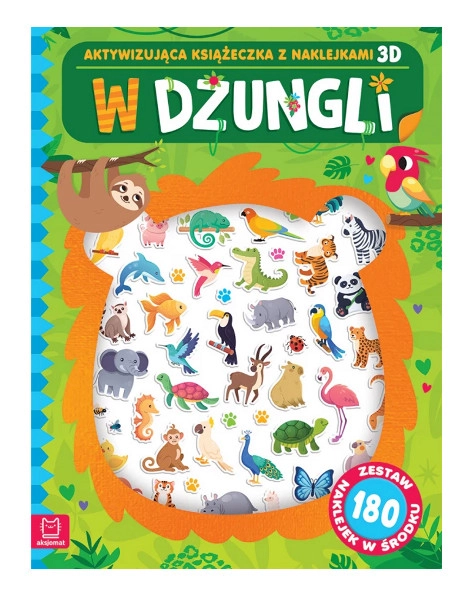 E-shop V džungli – aktivačná knižka s 3D samolepkami (180 samolepiek)