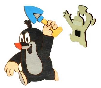 DoDo magnetka Krtko s lopatkou 2