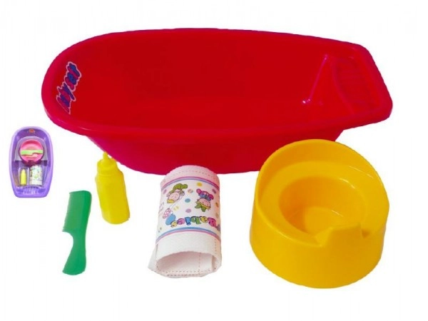 E-shop Teddies Vanička s doplnkami plast 40x9
