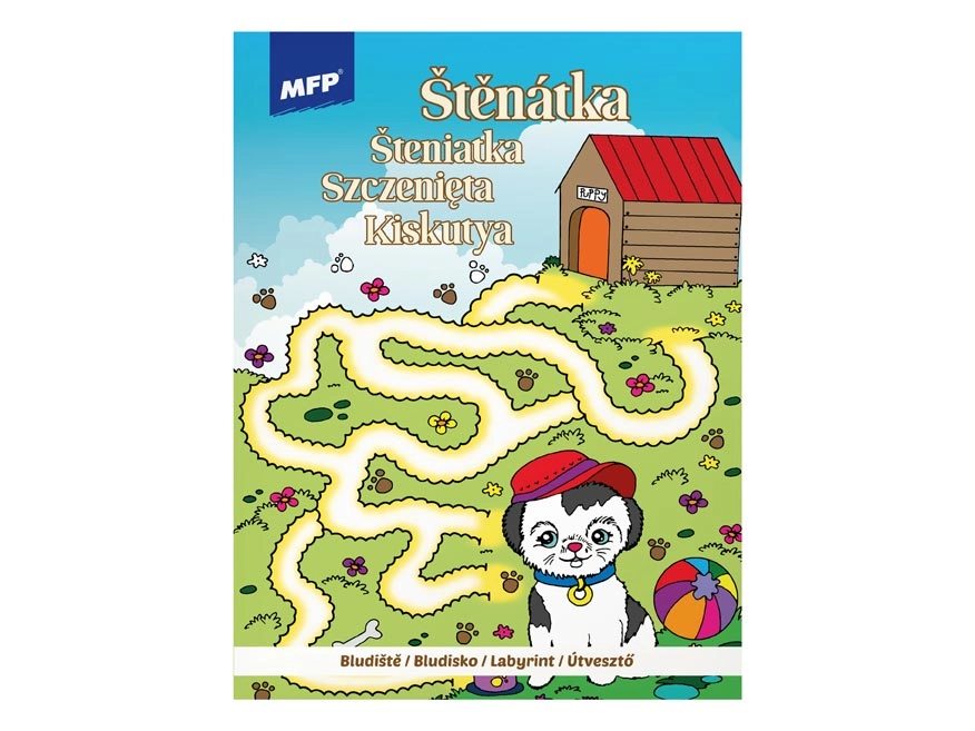MFP 5301153 Omaľovanky bludisko Štěňátko 210x276s