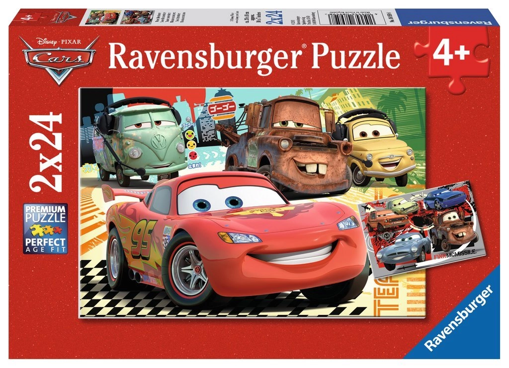 E-shop Ravensburger Cars nové dobrodružstvo 2 x 24 p