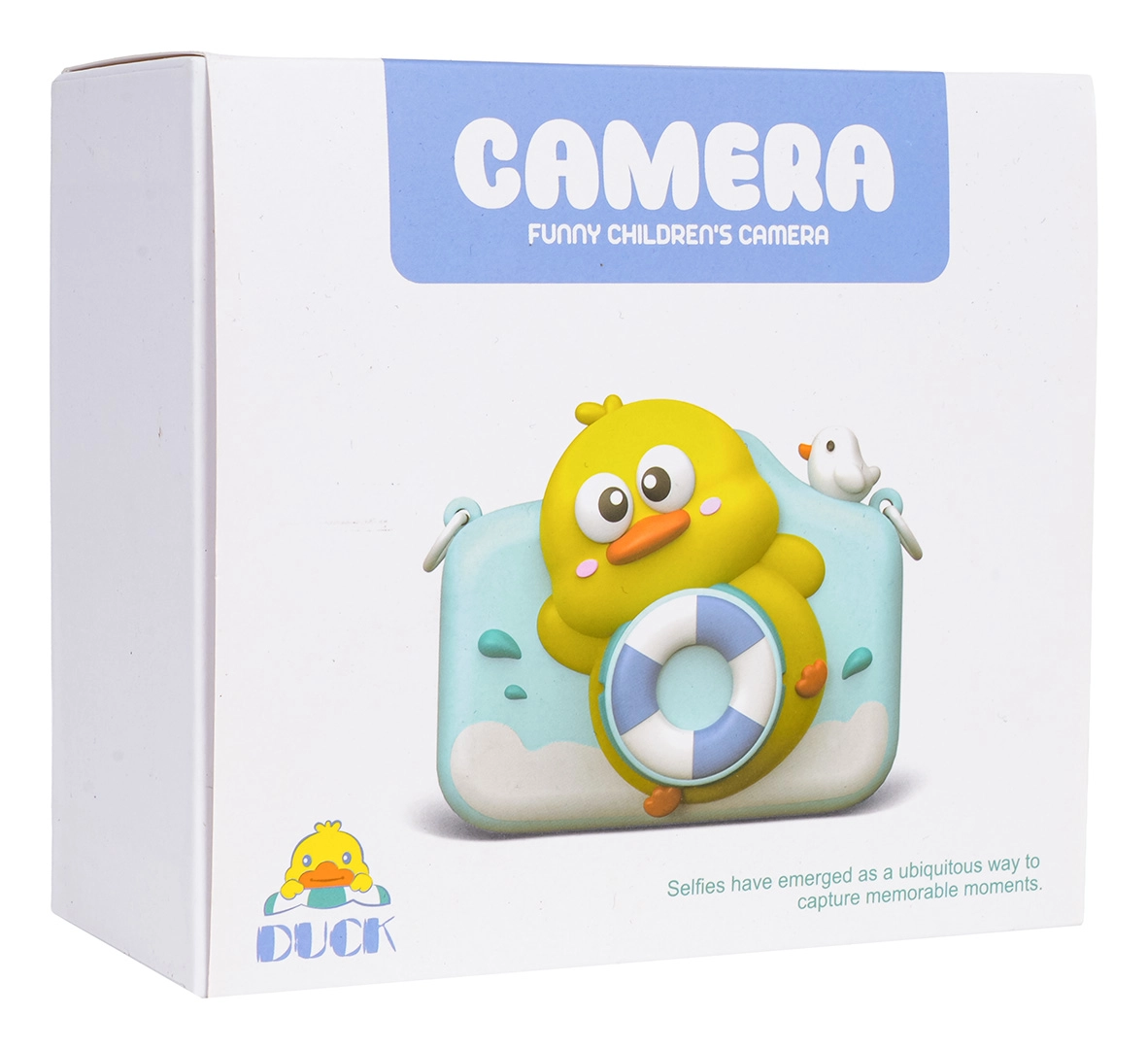 Detský fotoaparát kačička s hrami a 1080p videom