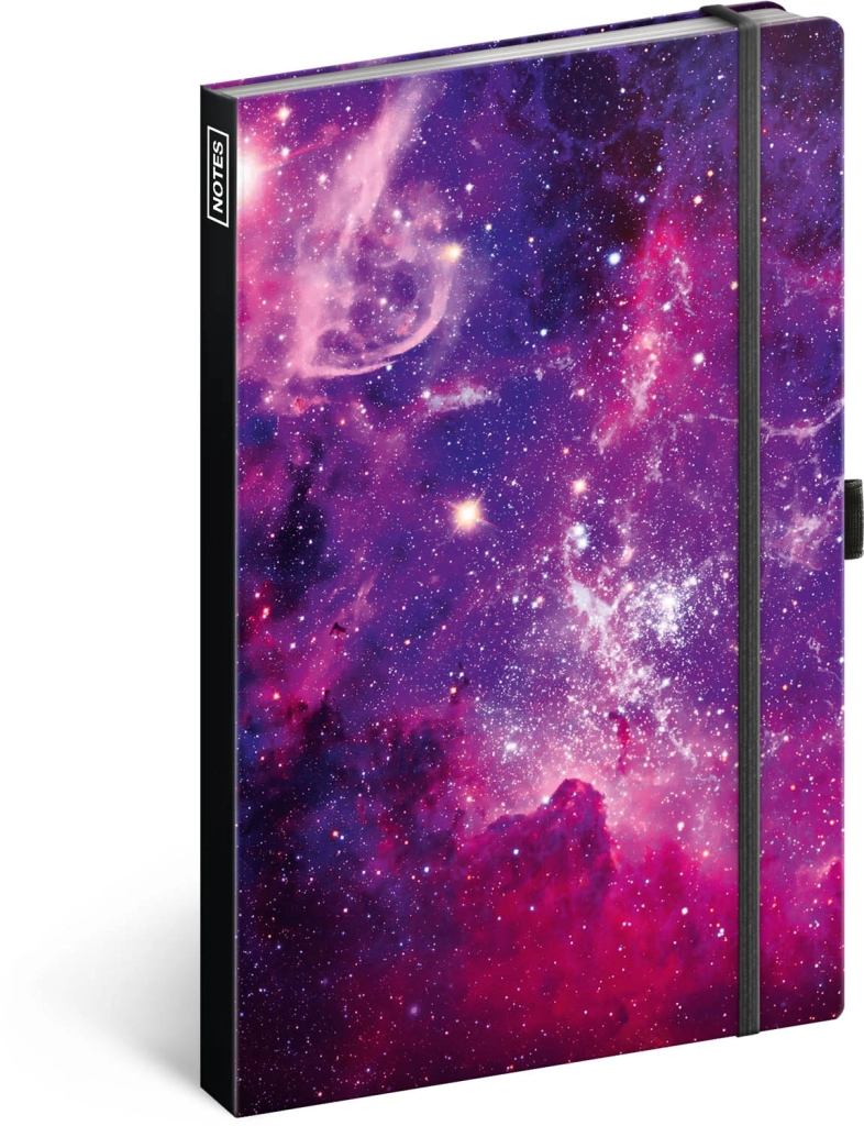 E-shop Baagl Notes Galaxie linkovaný 13 × 21 cm
