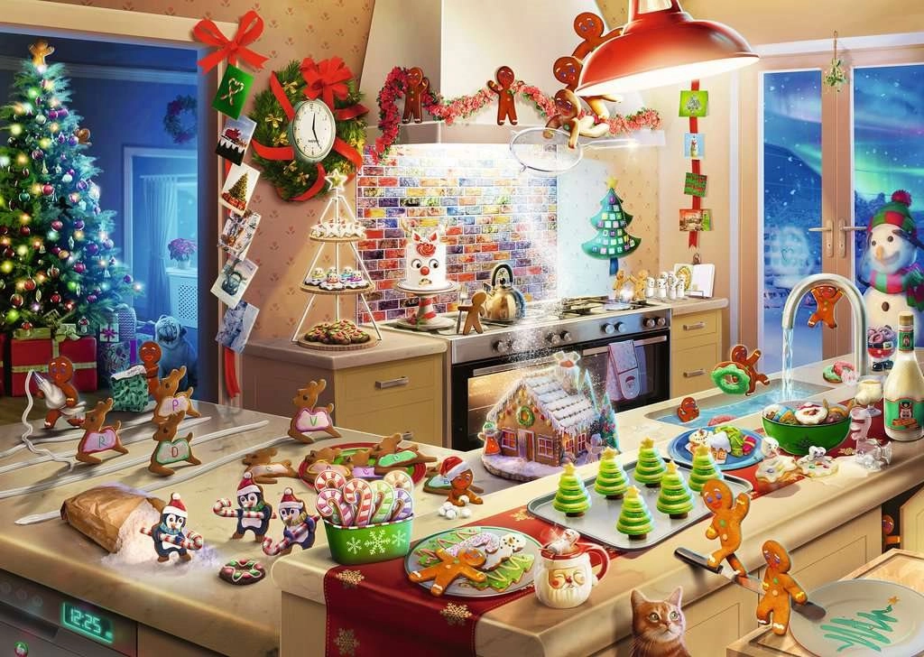 E-shop RAVENSBURGER vianočné perníčky – puzzle 1000 dielikov