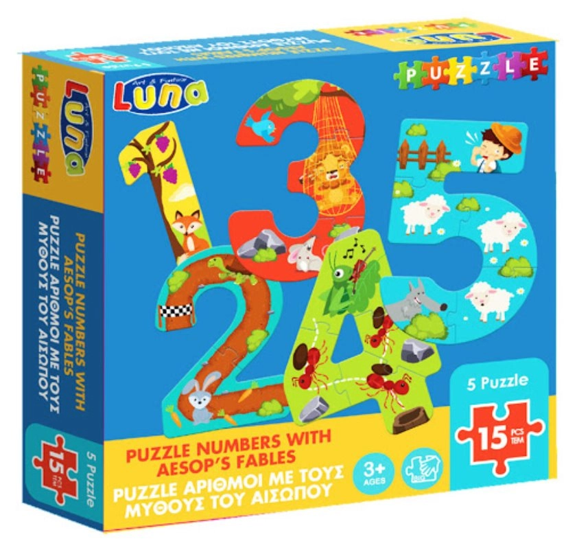 E-shop LUNA Počítanie s Ezopovými bájkami 1,2,3,4,5 dielov