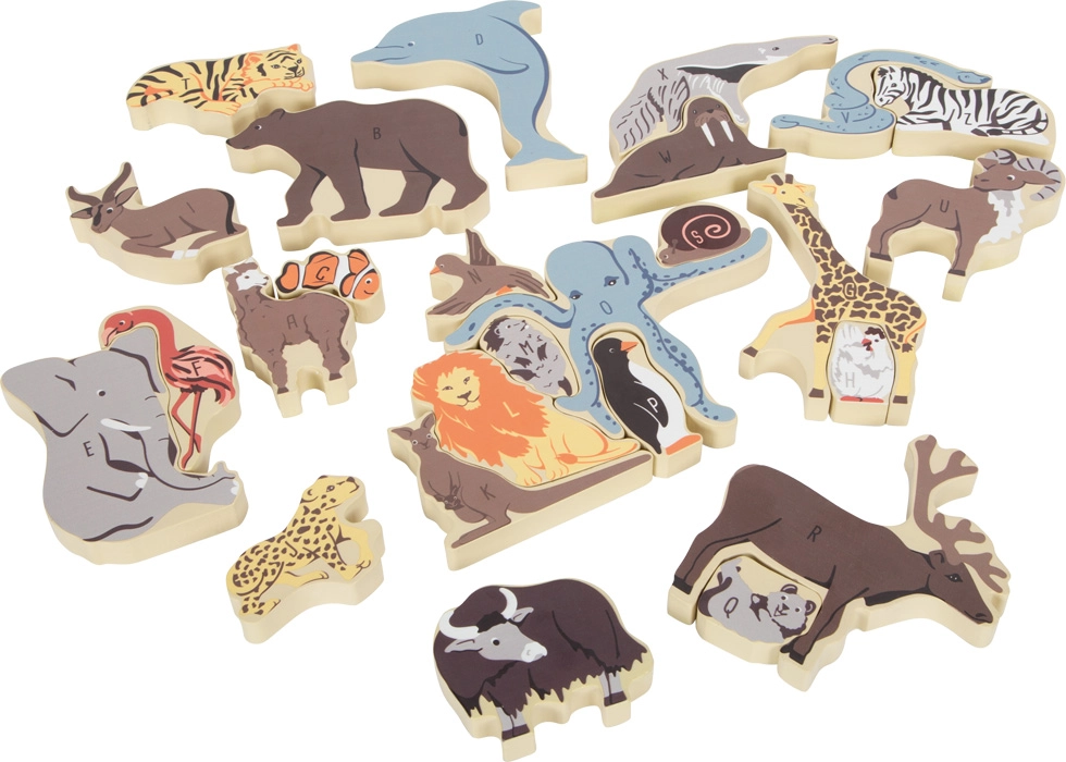 E-shop Small Foot zvířecí puzzle písmena