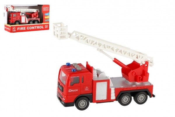 E-shop Teddies Auto hasiči na setrvačník 16 cm