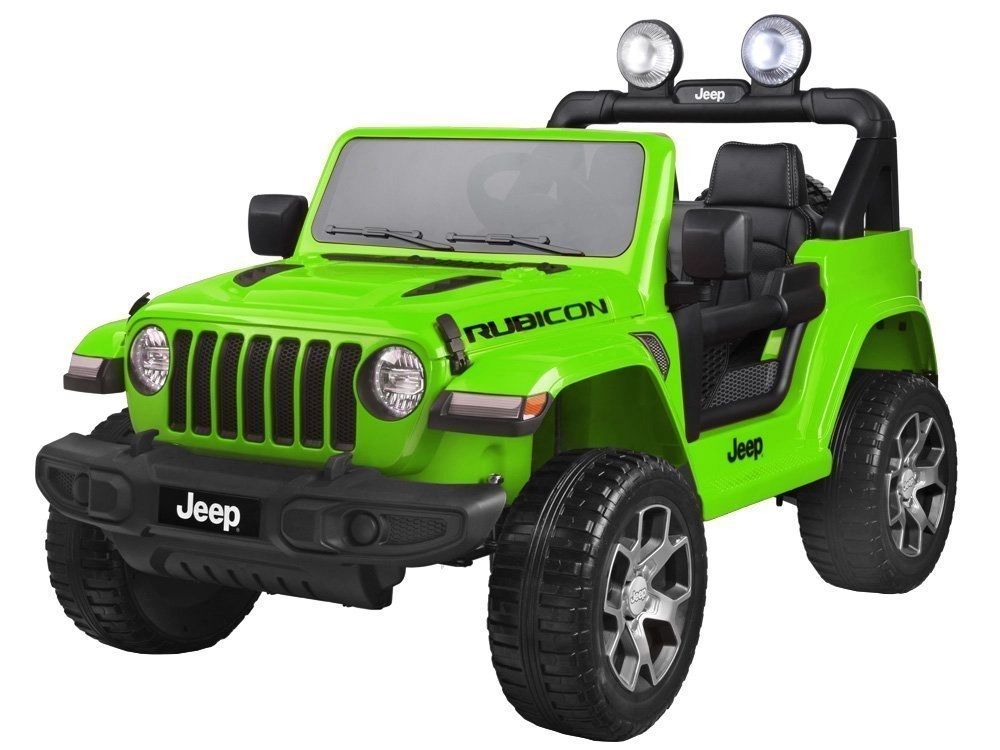 E-shop Elektrické autíčko JEEP Wrangler Rubicon 4x4 pre deti – Zelená