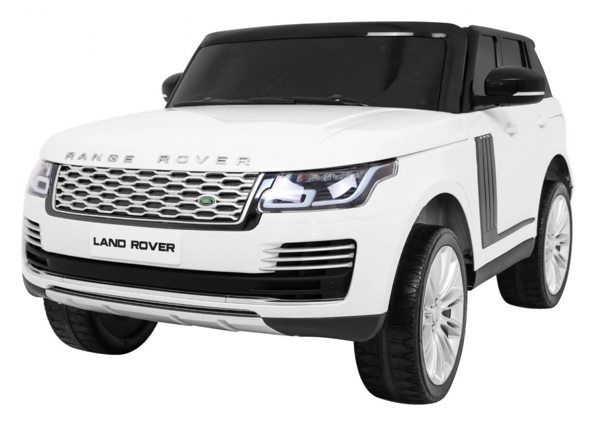 E-shop Elektrické autíčko pre deti LAND ROVER Range Rover HSE 2-miestne s diaľkovým ovládaním – Biele
