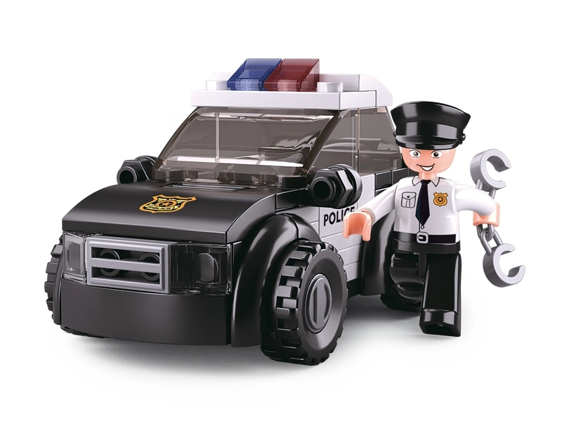 E-shop Sluban B0638D Polícia 4v1 Hliadkový voz