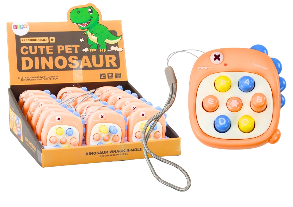 E-shop Interaktívna hra Whack A Mole s písmenkami oranžový dinosaurus