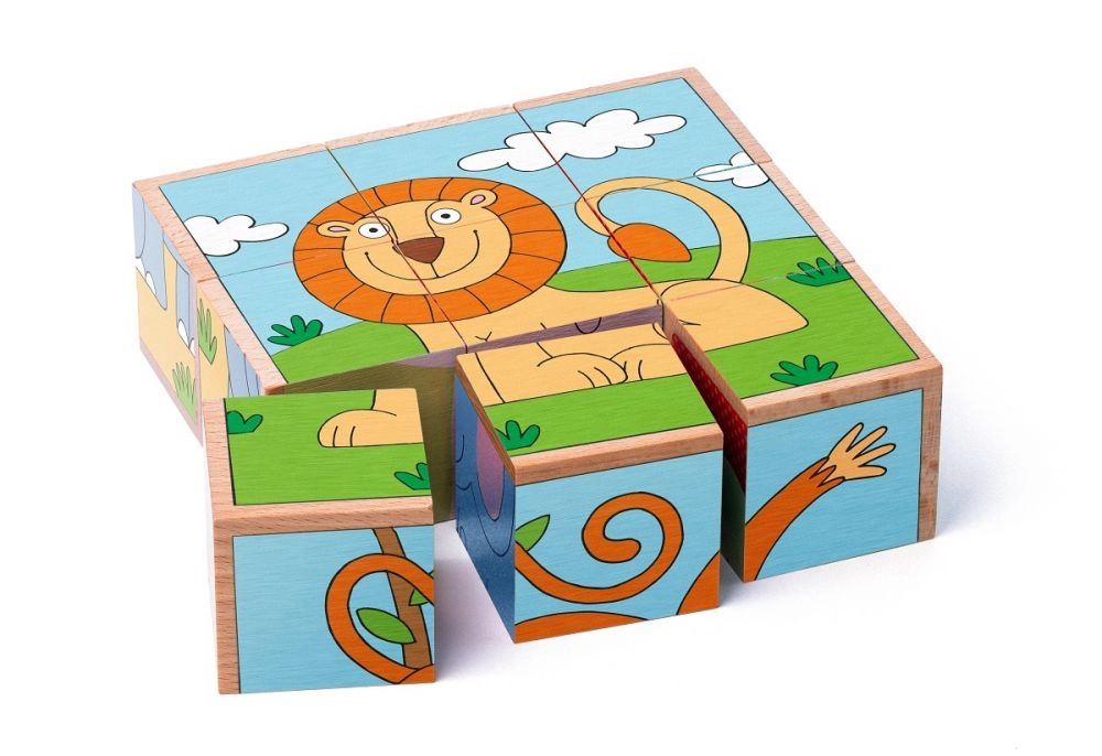 E-shop Woody Kubus 3 x 3 exotické zvieratá