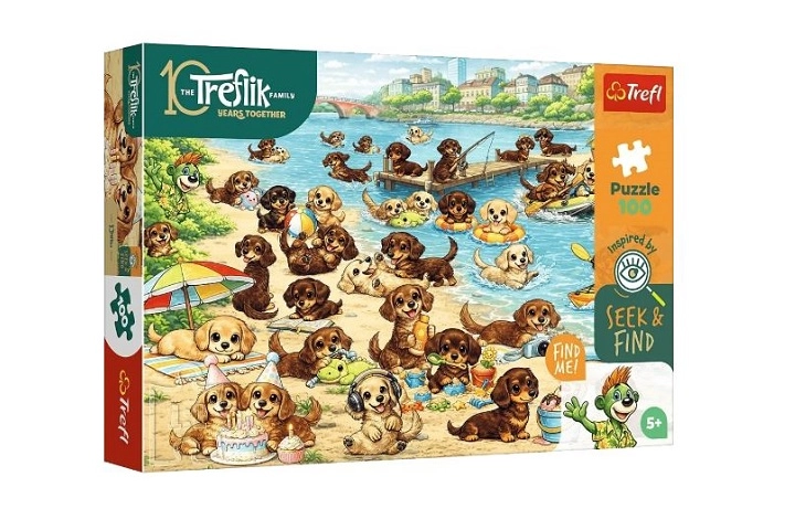 Trefl puzzle Seek & Find Jazvece a Treflíci 100 dielikov