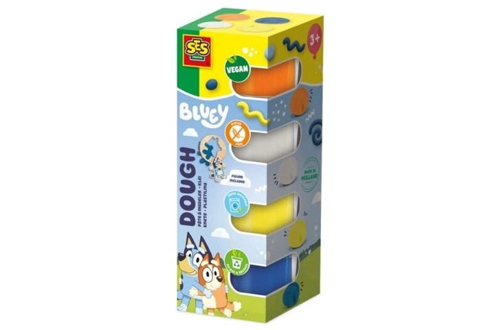 SES Creative modelovacia hmota Bluey (4× 90 g)