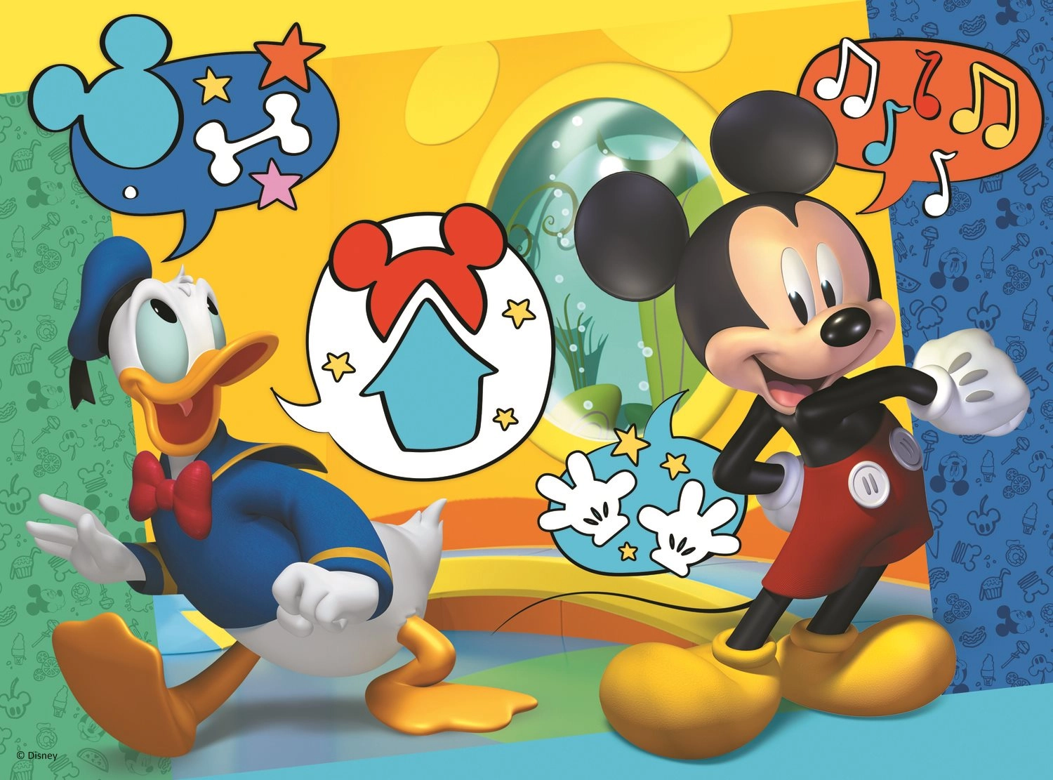 TREFL Mickey Mouse a Kačer Donald 30 dielov