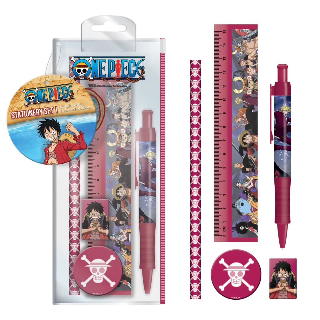 E-shop Školský set ONE PIECE v plastovom puzdre