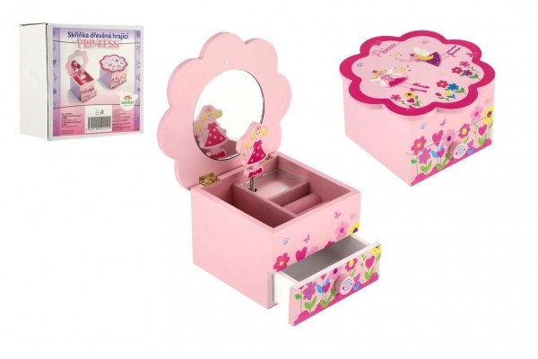 E-shop Teddies Dětská šperkovnice Princess 14,5x8x14,5cm