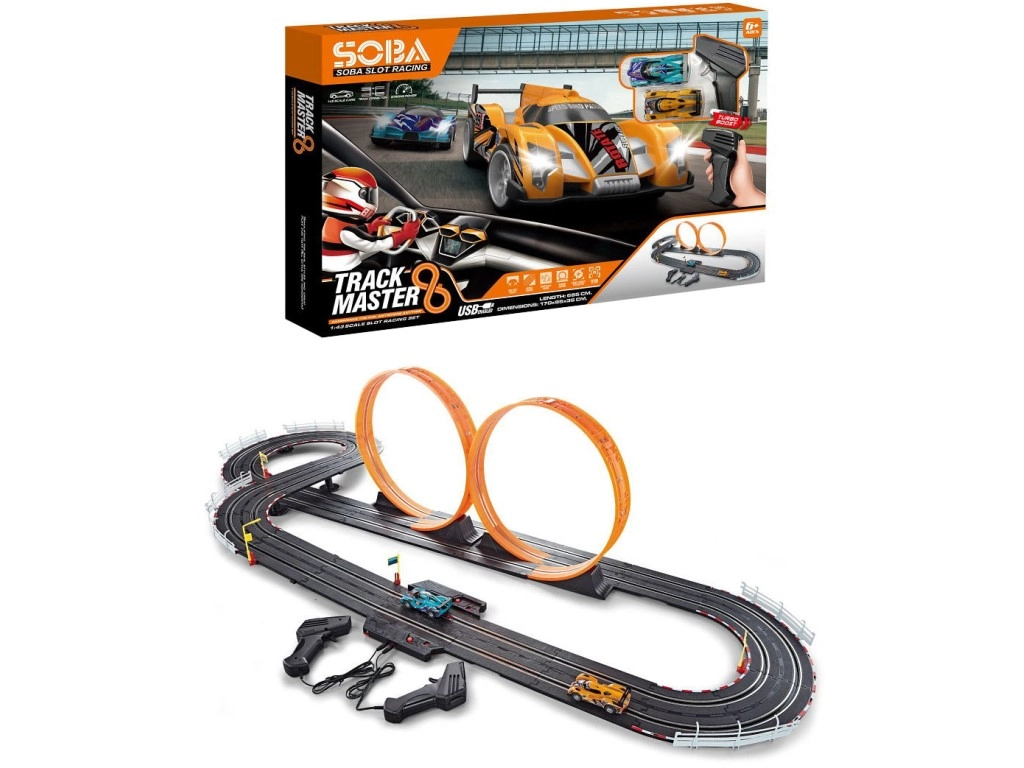 Autodráha s loopingom USB