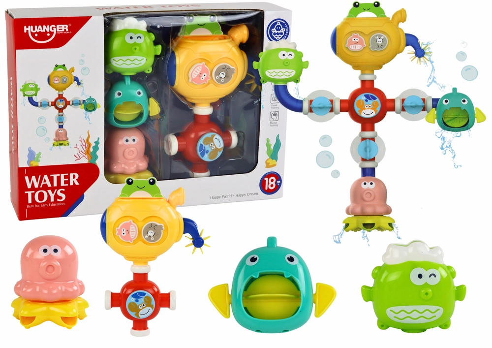 E-shop Vodná kúpace hračka robot s prísavkami