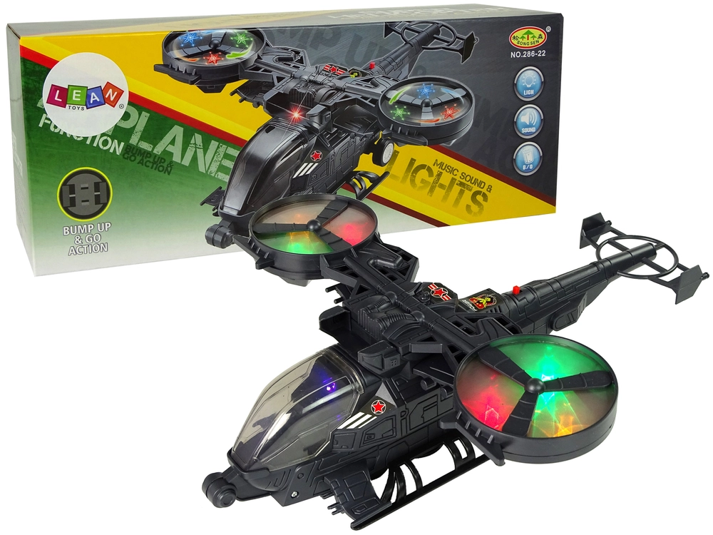 E-shop Lean Toys Interaktívny Vojenský vrtuľník