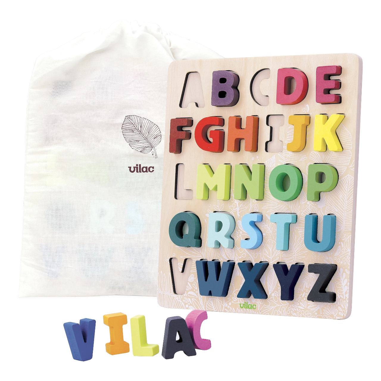 E-shop Vilac vkládací puzzle abeceda