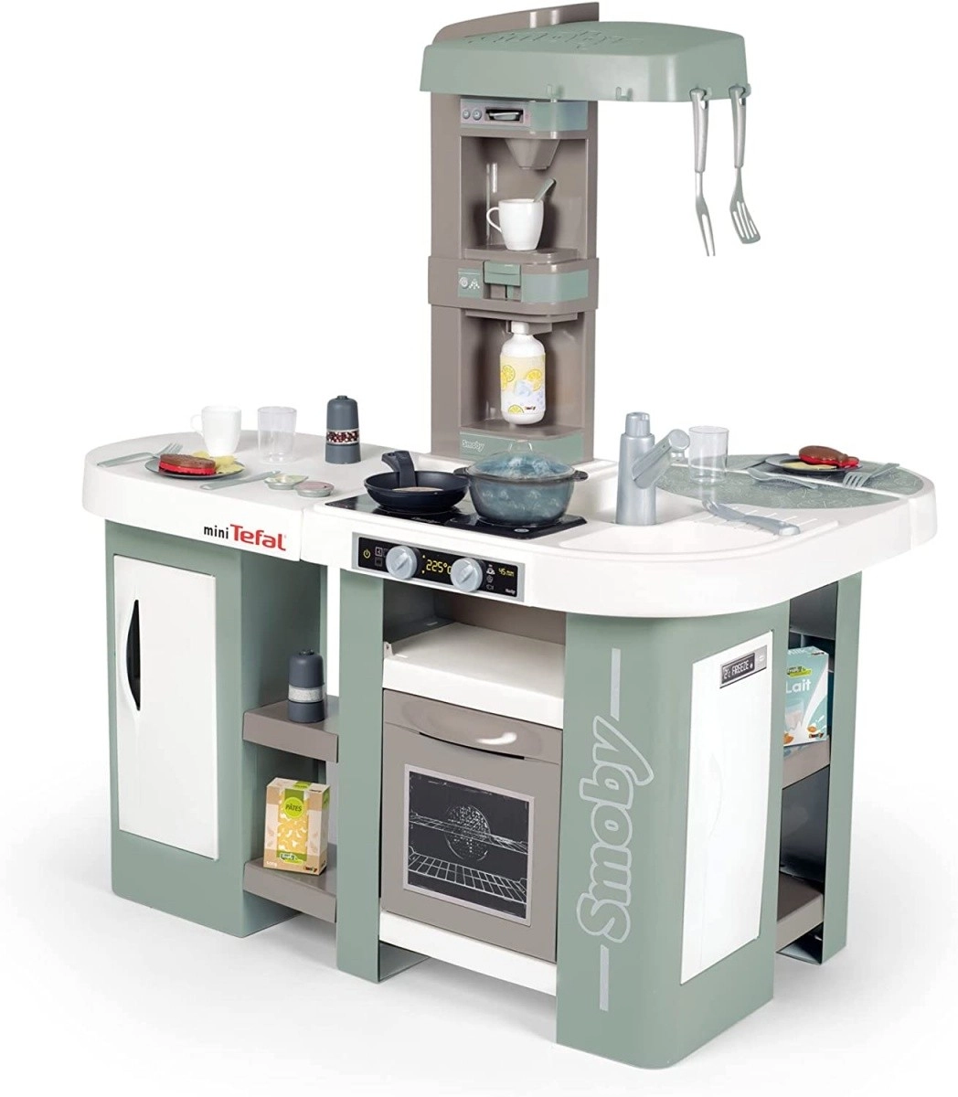 Detská kuchynka SMOBY Mini Tefal Studio Bubble XL s 34 doplnkami