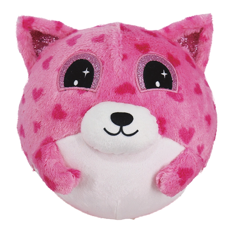 Nafukovací plyšový medvedík ružový 15 cm