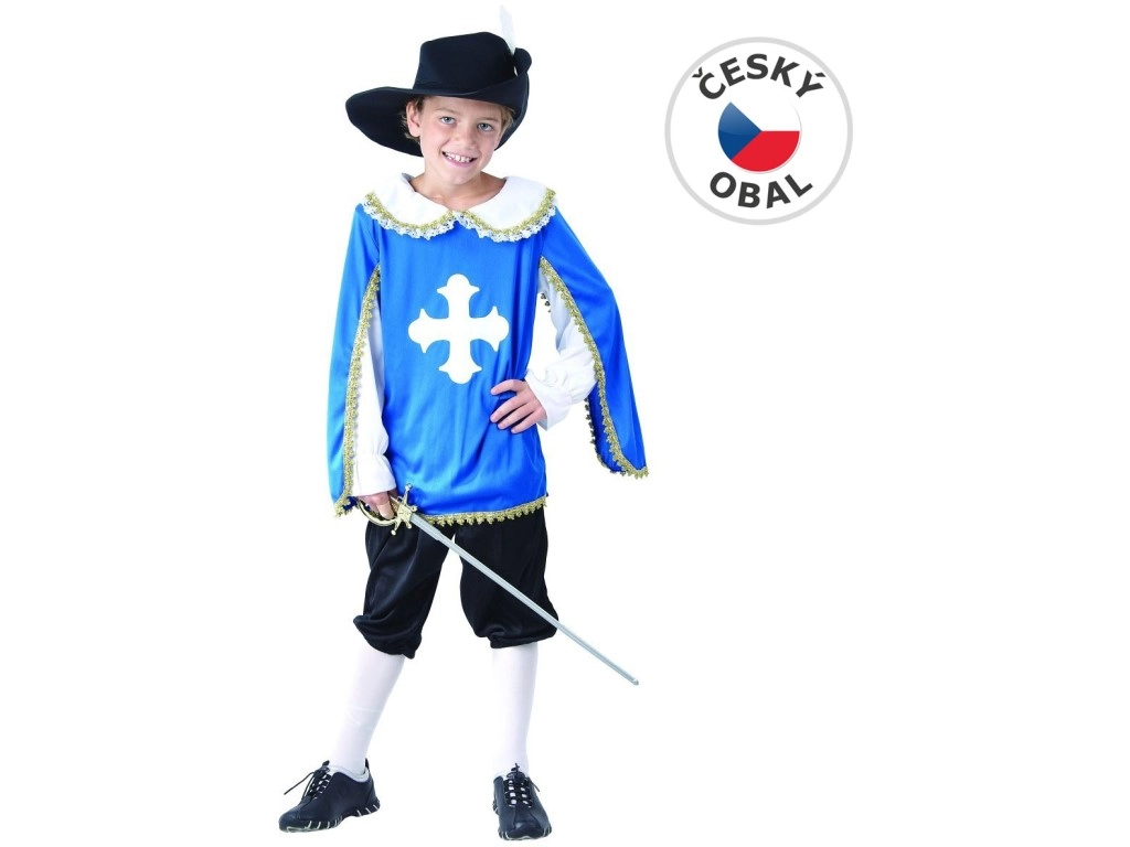 Kostým Mušketier pre Deti 120-130 cm