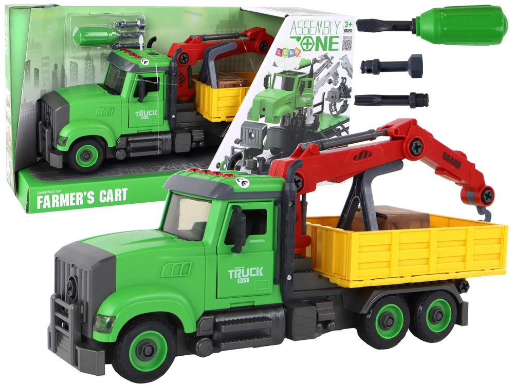E-shop LEANToys Automobilový sklápací žeriav na montáž