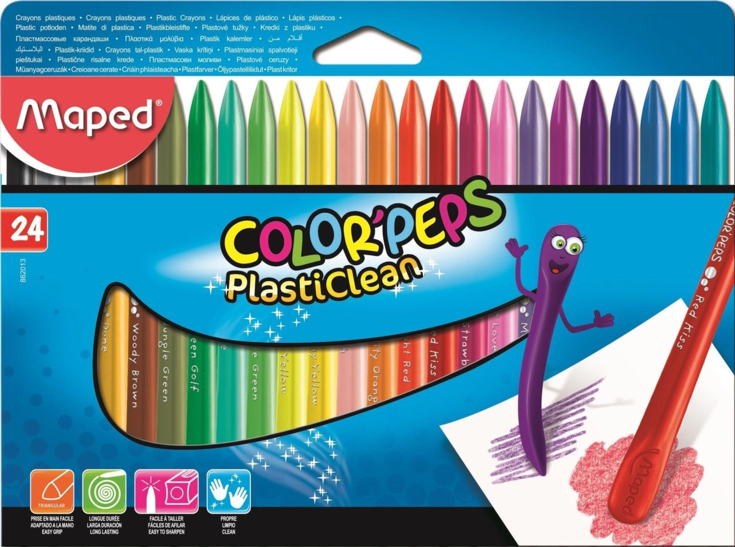 E-shop MAPED Voskovky "Color Peps" Wax 24ks