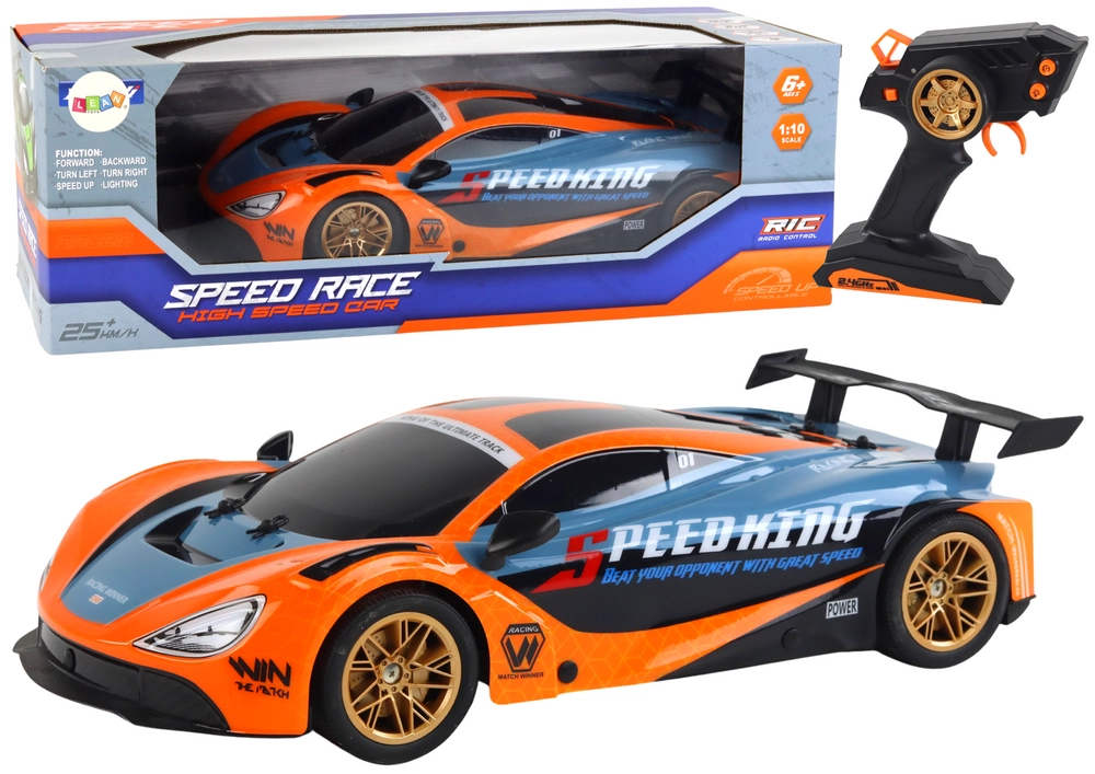E-shop Veľké RC športové auto 1:10 oranžové