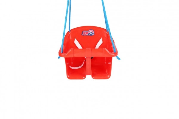 E-shop Teddies plastová hojdačka červená