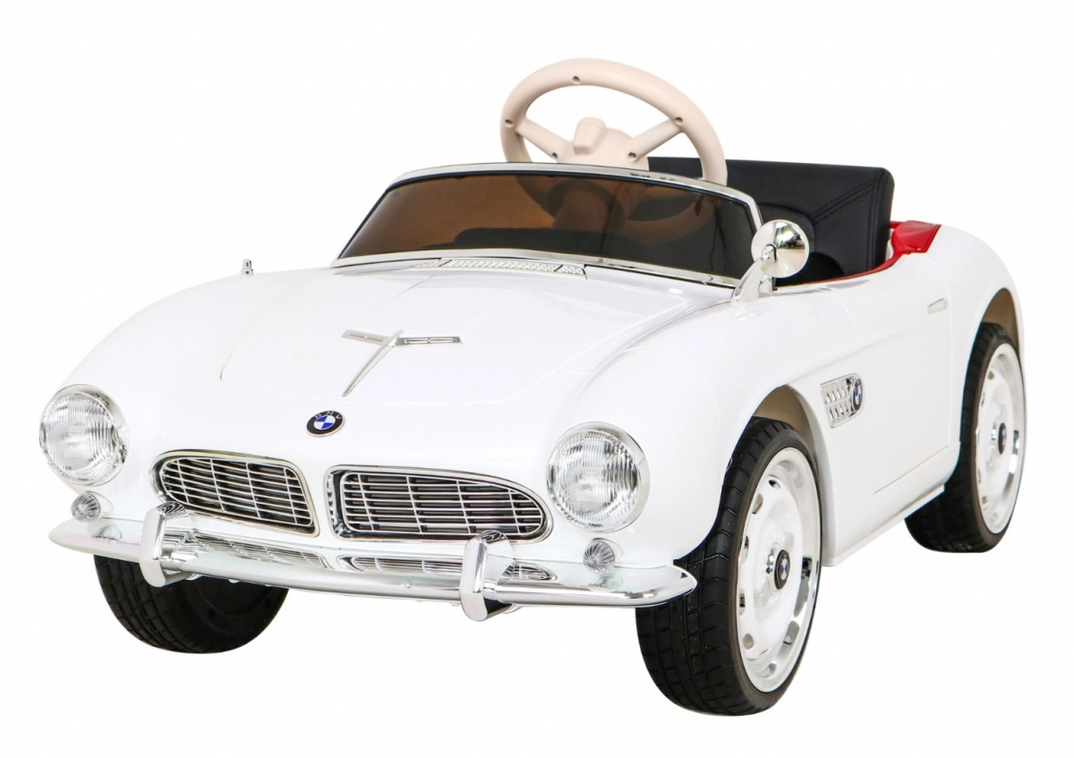 Autíčko BMW 507 Retro Elektrické Pre Deti Biele