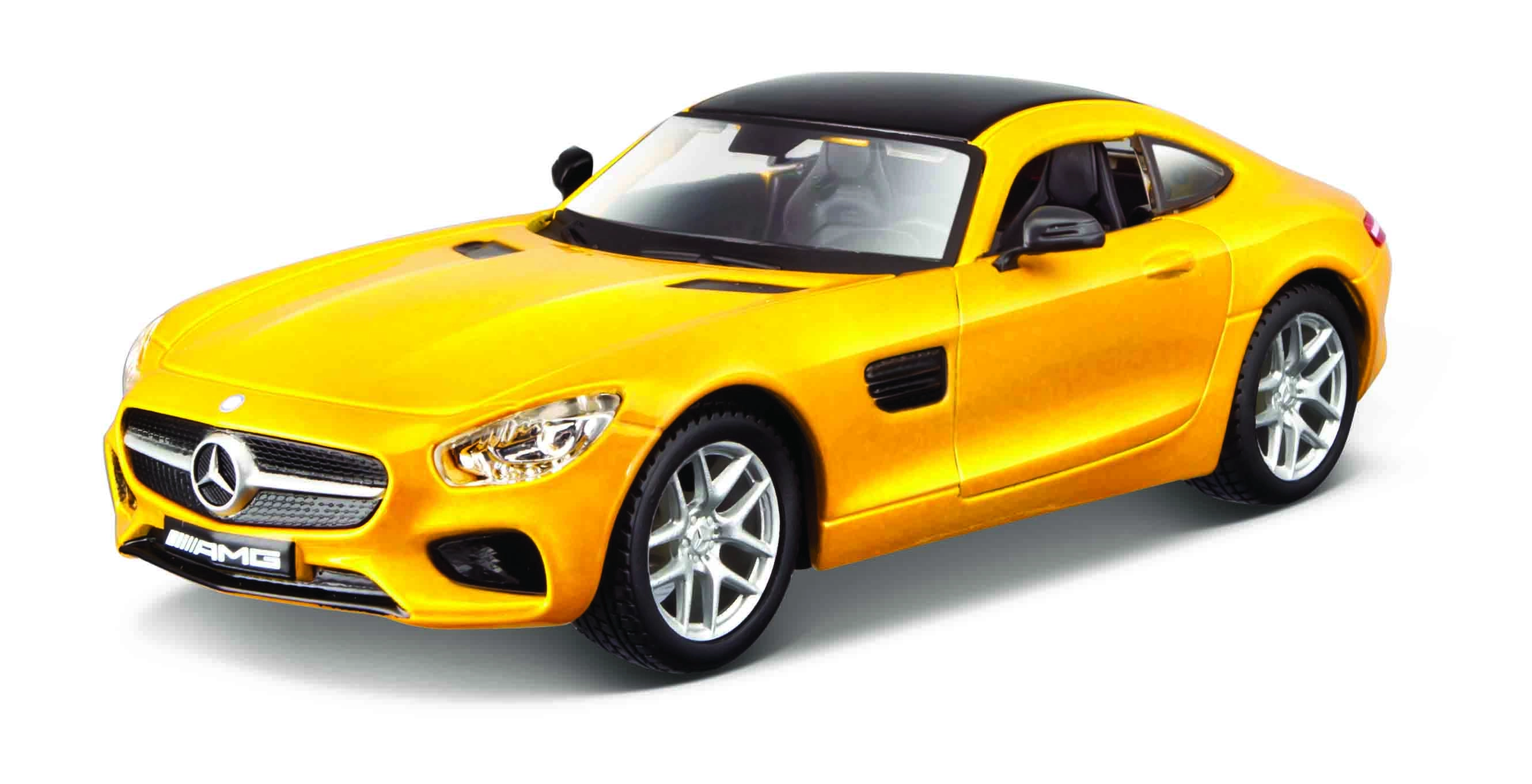 E-shop Bburago Plus Mercedes AMG GT žlutá BB18-42023Y 1:32