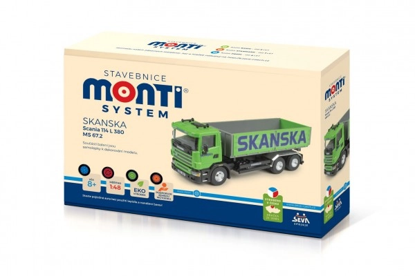 E-shop Monti System Stavebnica MS 67,2 Skanska Scania 114 L 1:48