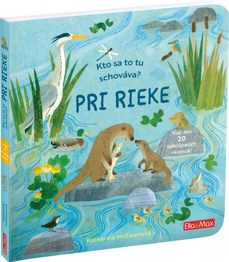 E-shop Kto sa tu skrýva? Pri rieke – knižka s otváracími okienkami