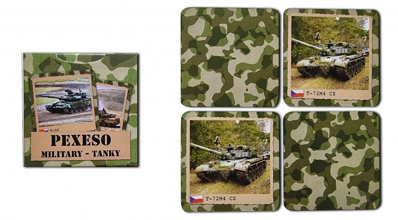 E-shop Pexeso Retro Vojenské Tanky
