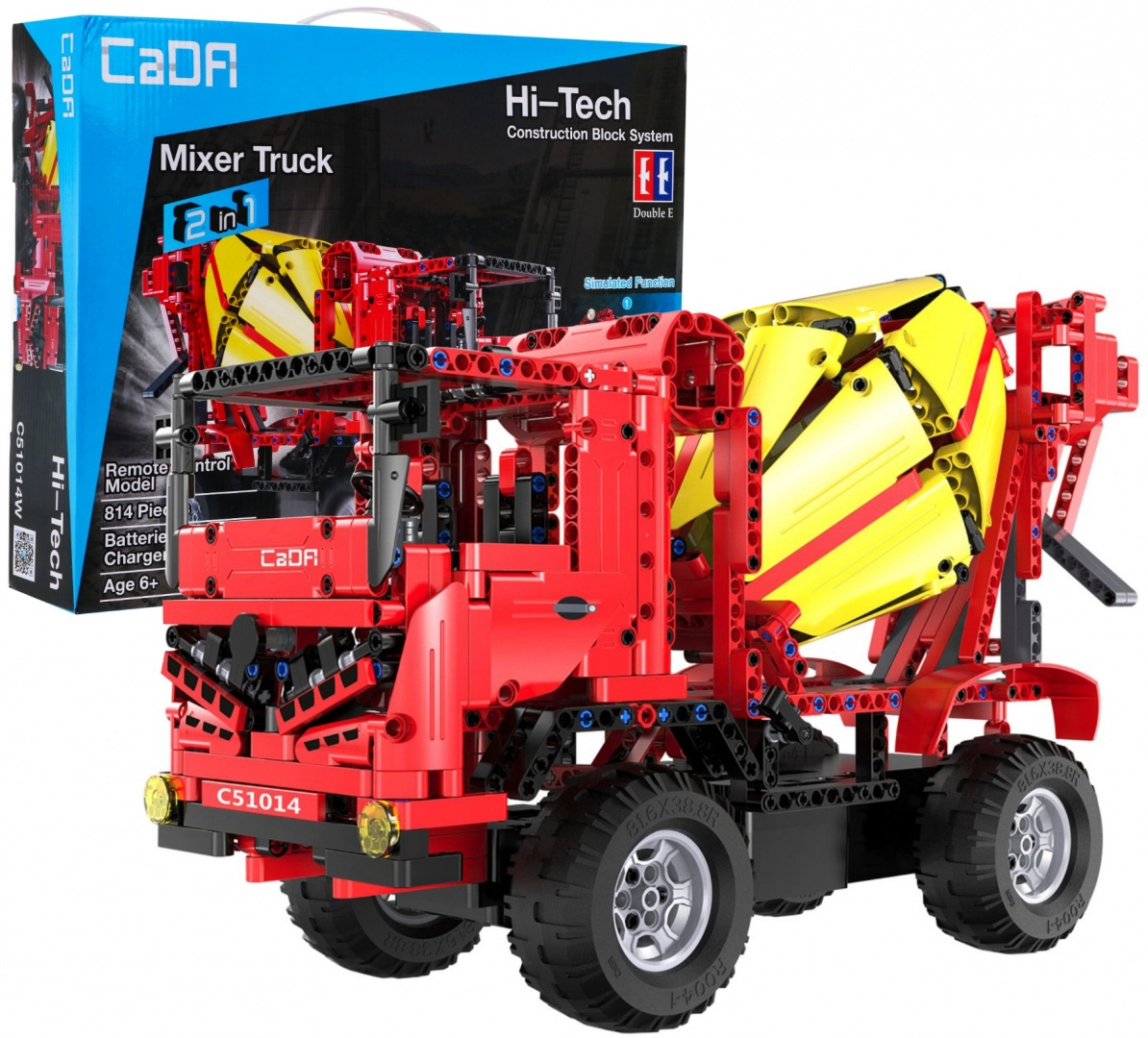 E-shop GIGA RC stavebnica domiešavač 814 červený