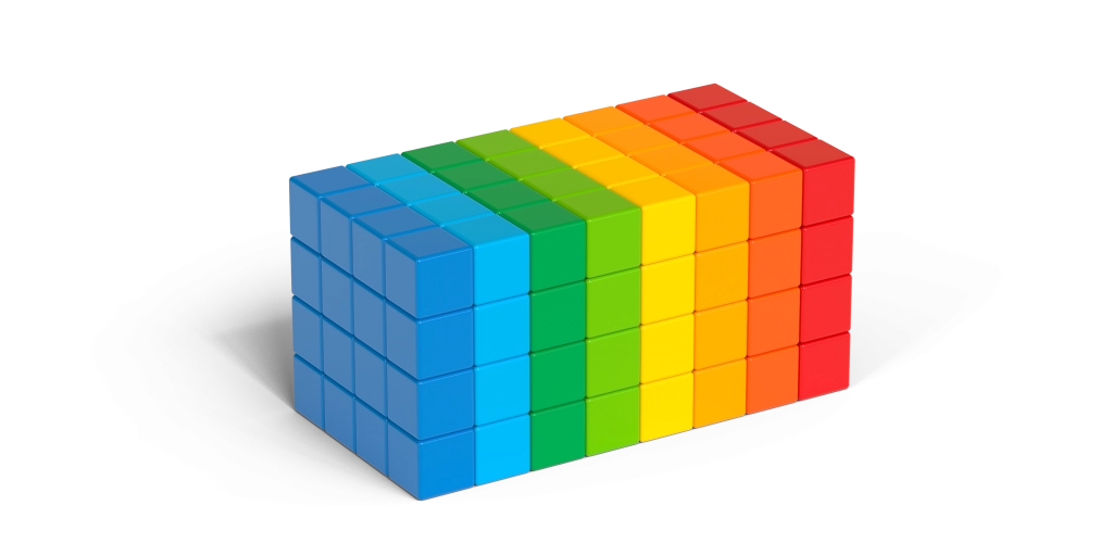 E-shop Geomag Magicube Full Color – magnetické kocky 128 dielov