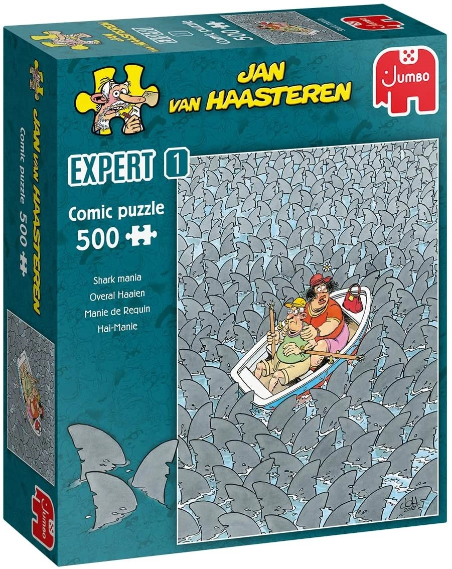 E-shop Jumbo Jan van Haasteren: Shark mania500 dielov
