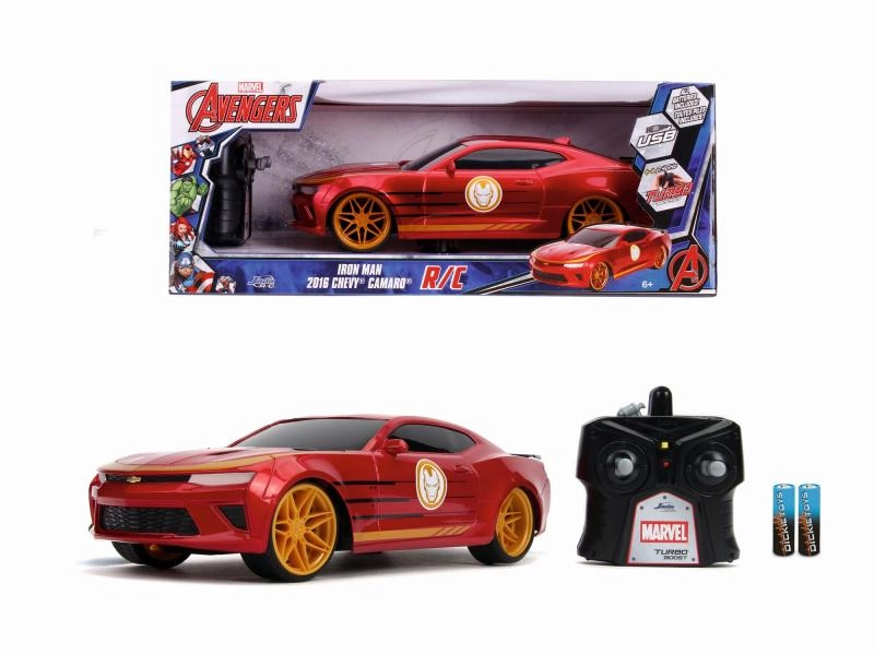 E-shop Jada Toys Marvel Diecast Model Iron Man & 2016 Chevrolet Camaro 1:24