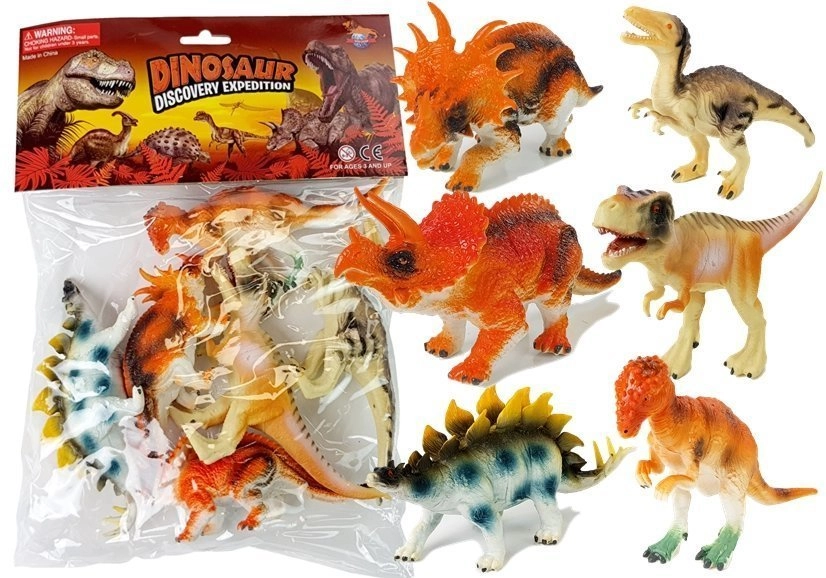 E-shop LEAN TOYS Sada dinosaurov 10 cm 6 ks