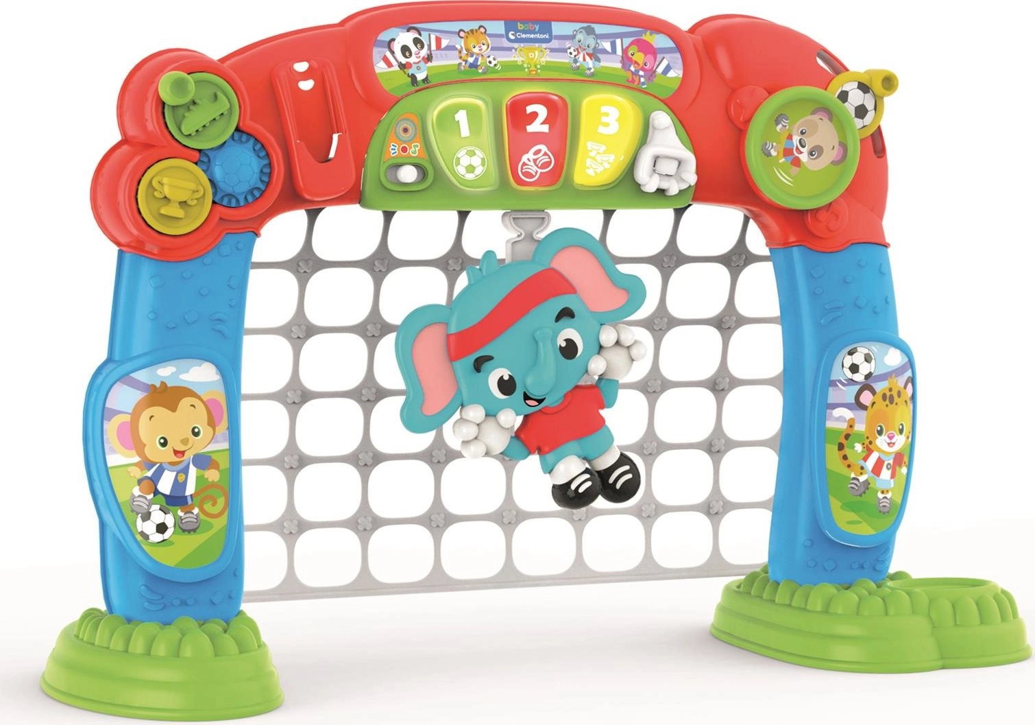 E-shop Clementoni Baby interaktívna futbalová bránka s loptičkou, svetlami a zvukmi
