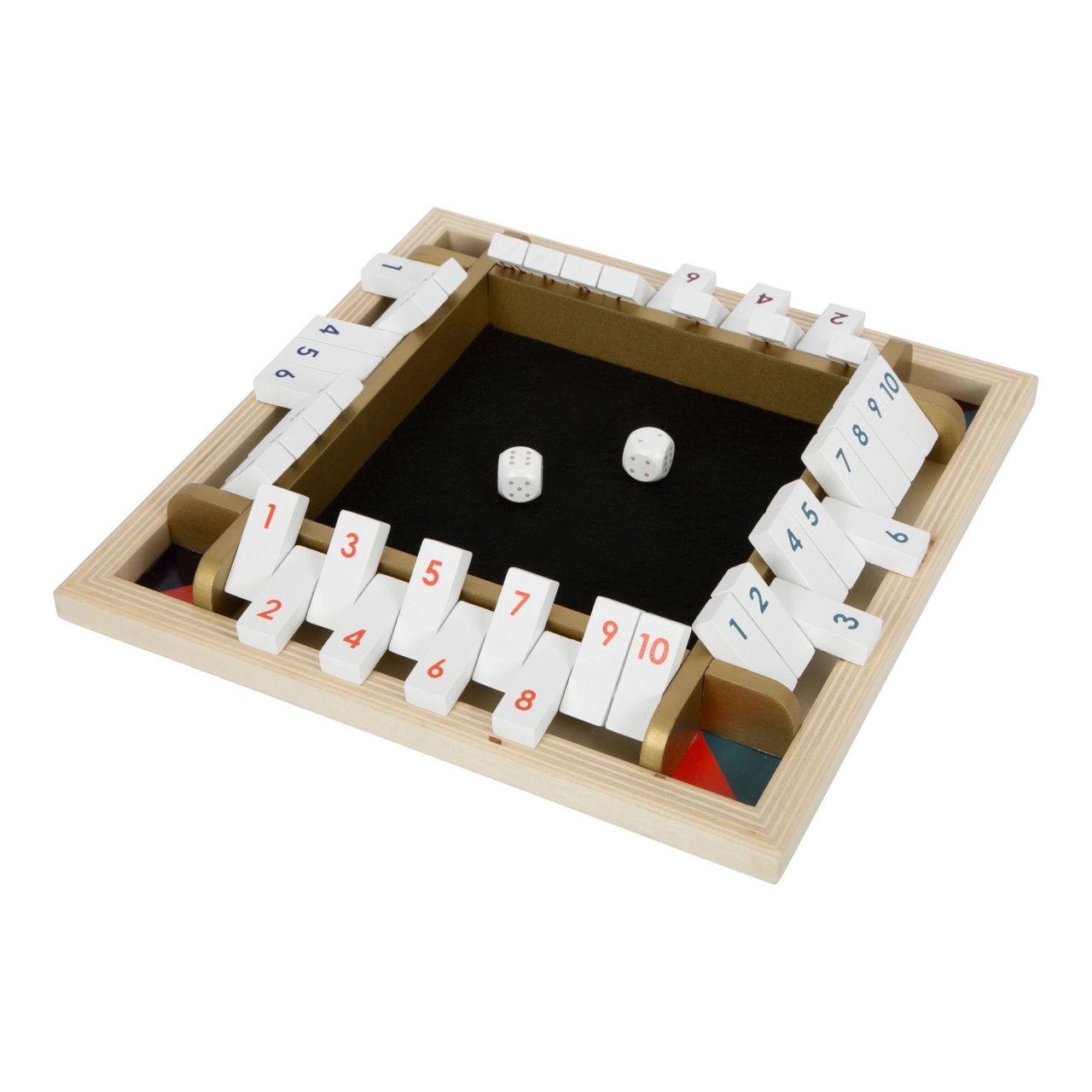 E-shop Small Foot Drevená Hra S Kockami Gold Edition