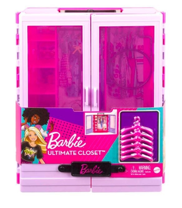Mattel Barbie Fashionistas Šatní skříň fialová