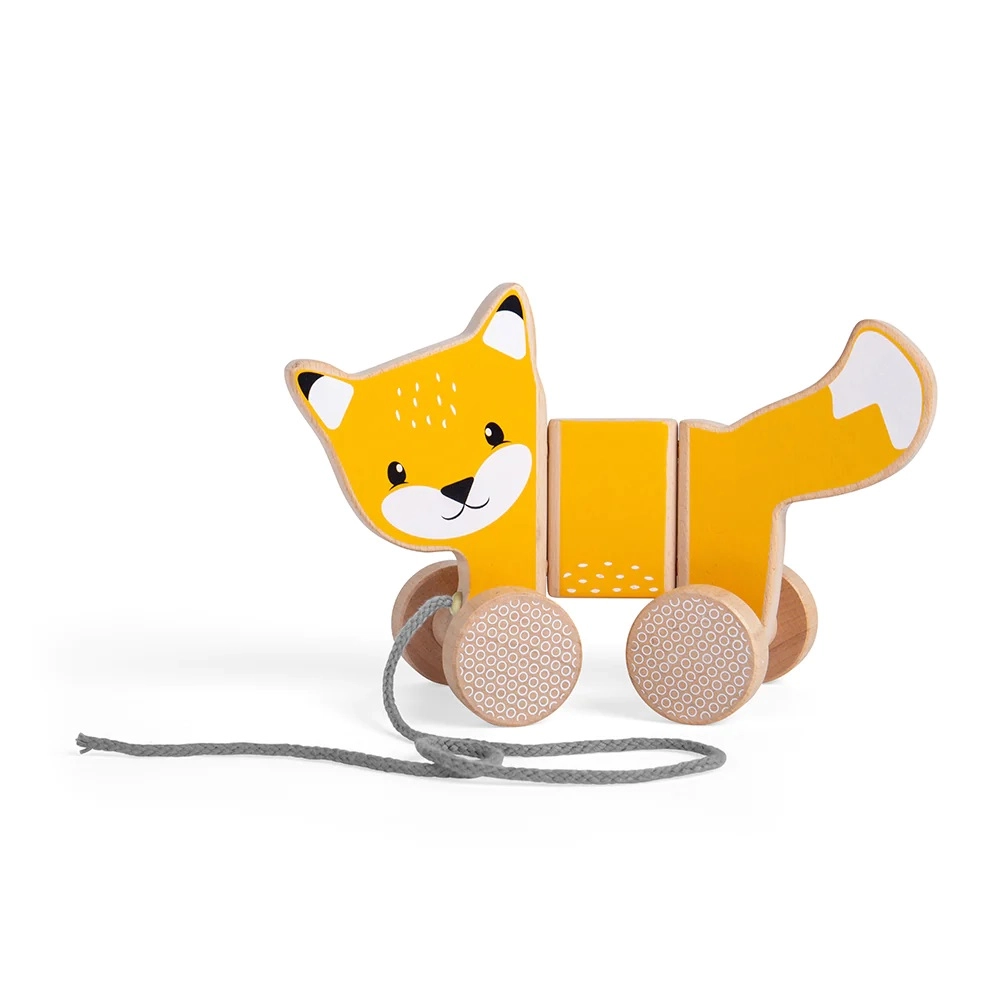 E-shop Ťahacia líška z FSC dreva BIGJIGS TOYS