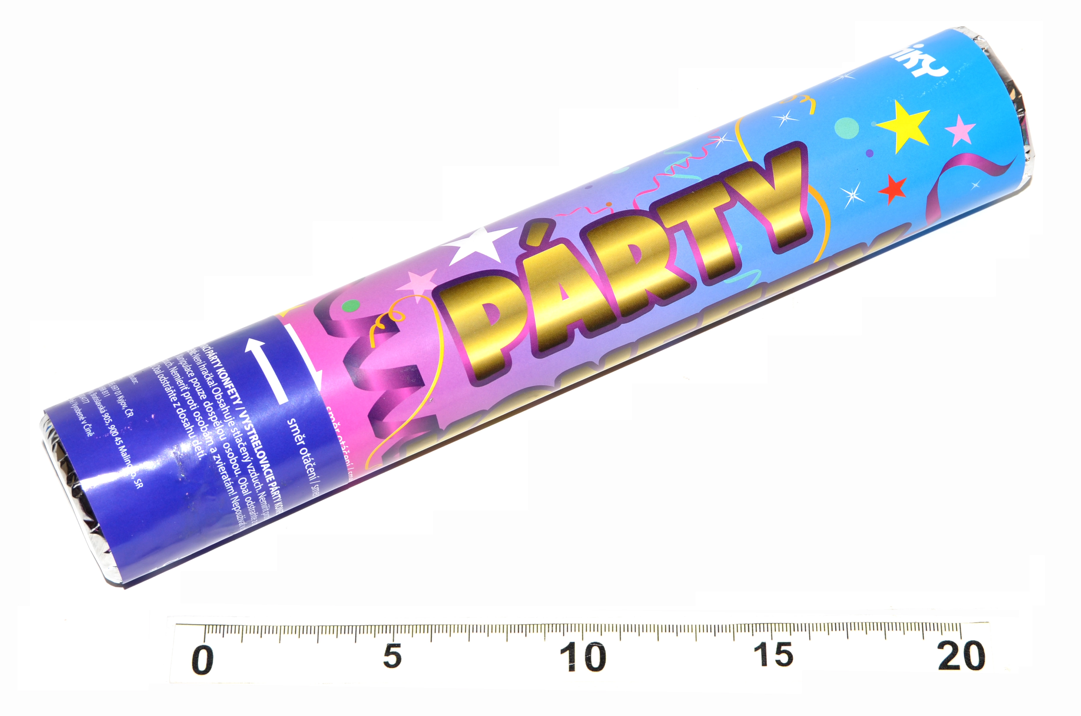 E-shop Konfety vystreľovacie 30cm