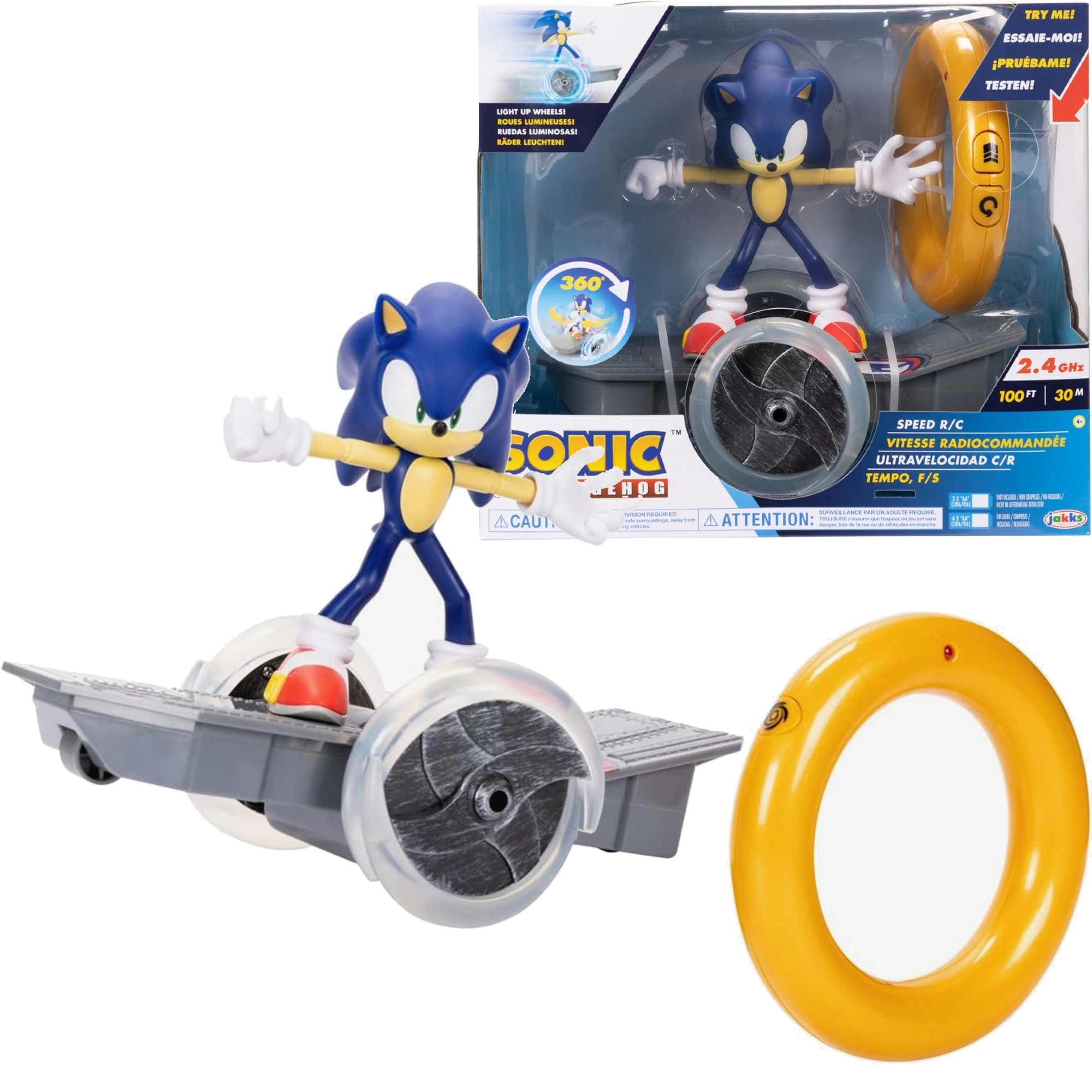 Sonic The Hedgehog 409244 Sonic Speed RC Remote Co