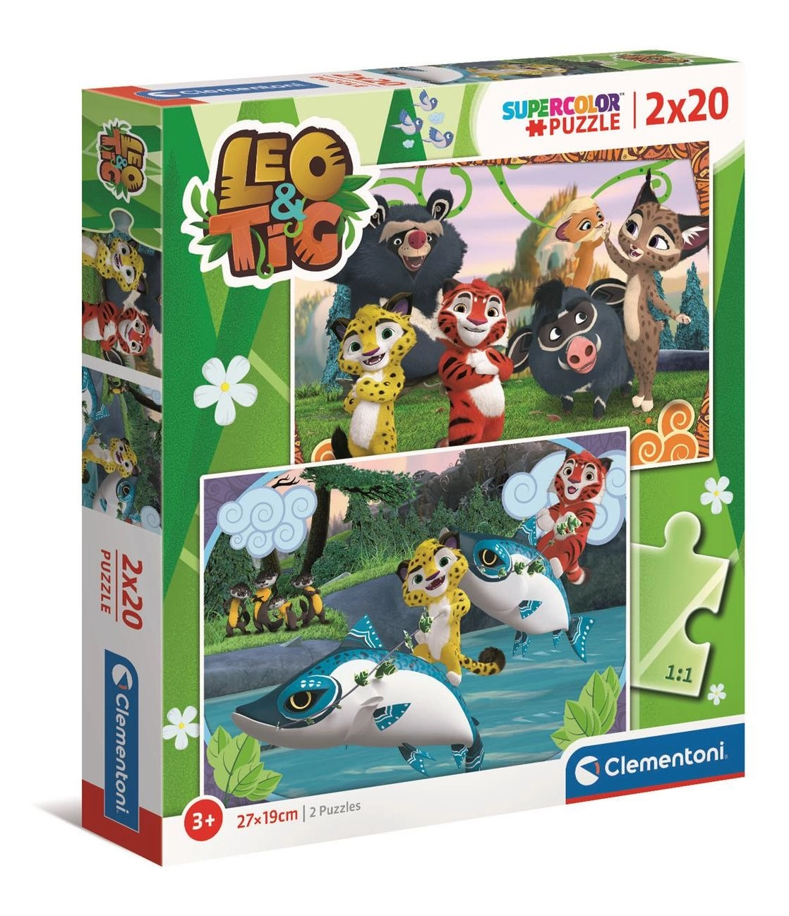 CLEMENTONI Leo a Tig 2x20 dielov