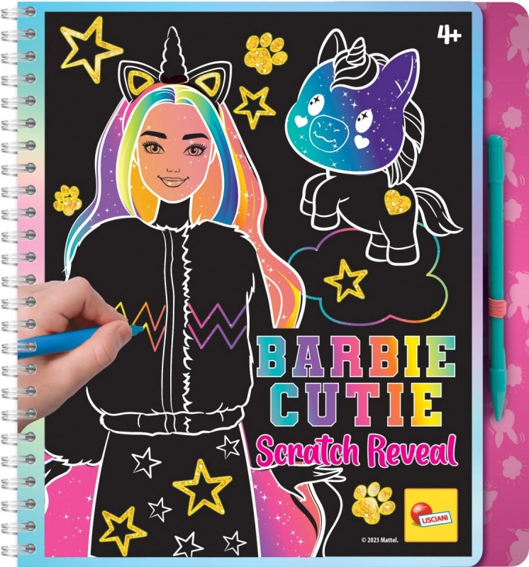 E-shop Lisciani BARBIA SKETCH BOOK CUTIA SCRATCH REVEAL